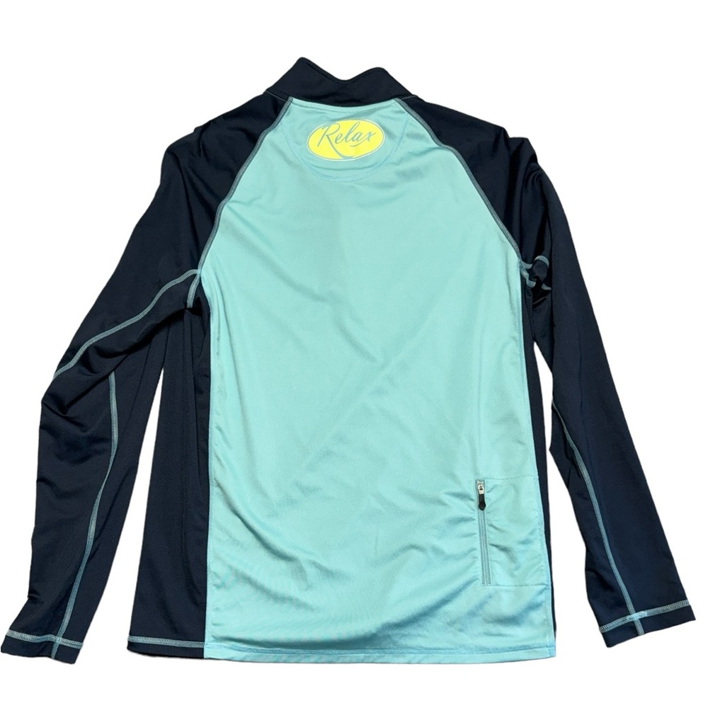 Tommy Bahama Blue Rash Guard Swimwear - Picture 2 of 8